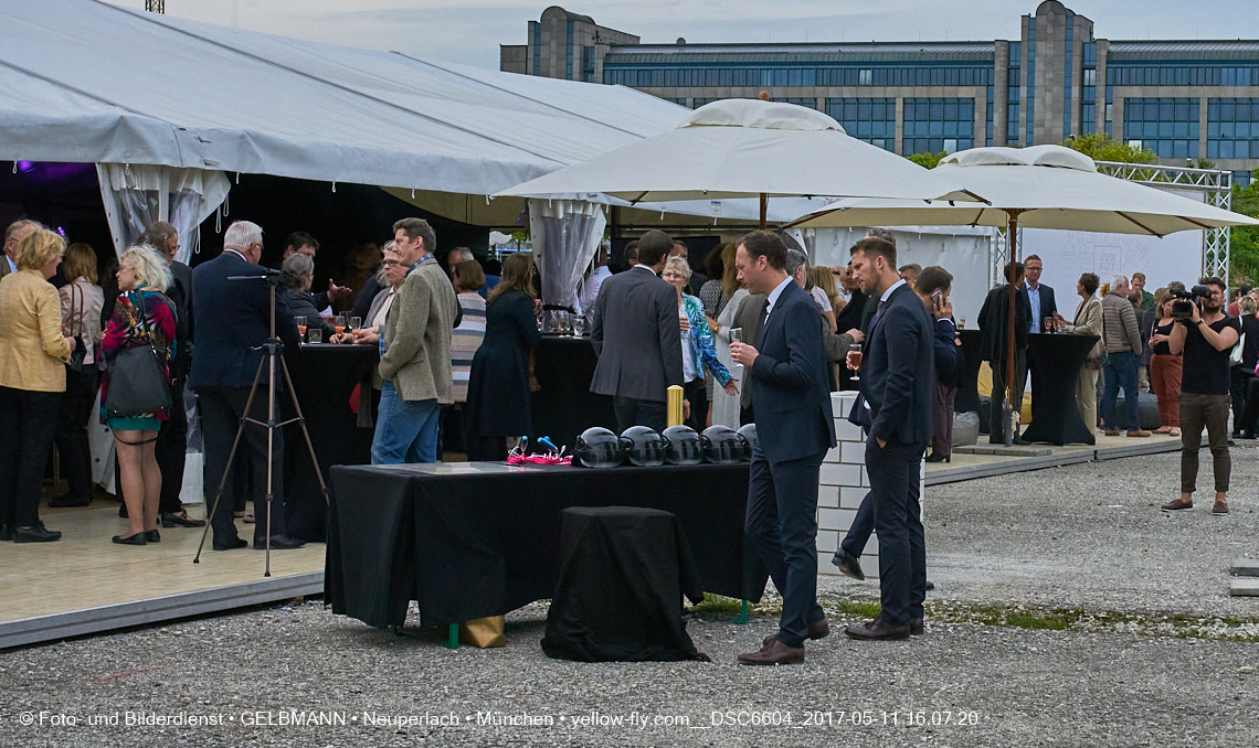 11. Mai 2017 - Grundsteinlegung für die LOGE und dem Kulturquadrat in Neuperlach